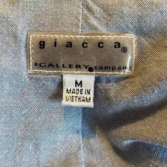 Giacca Gallery women’s tan lined utility jacket size medium - Picture 6 of 7